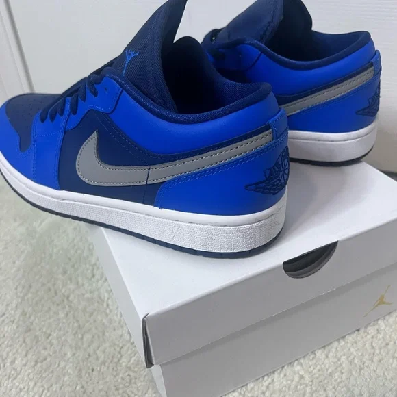 WMNS Air Jordan 1 Low – Game Royal/Stealth-Blue Void (Size 8.5) - Picture 4 of 5